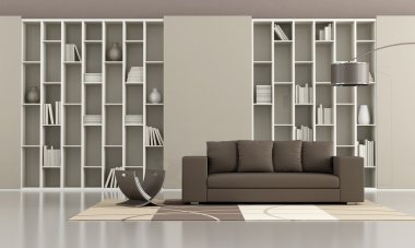 minimalist oturma odası