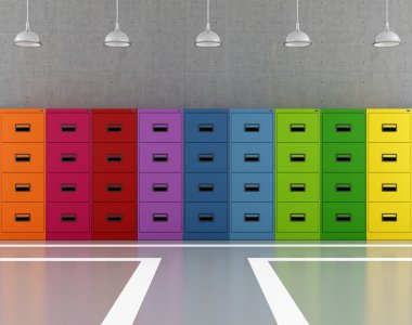 Colorful archive clipart