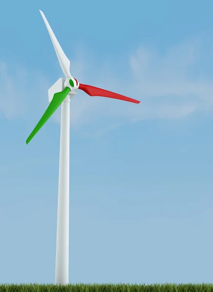 Energia eolica italiana — Foto Stock
