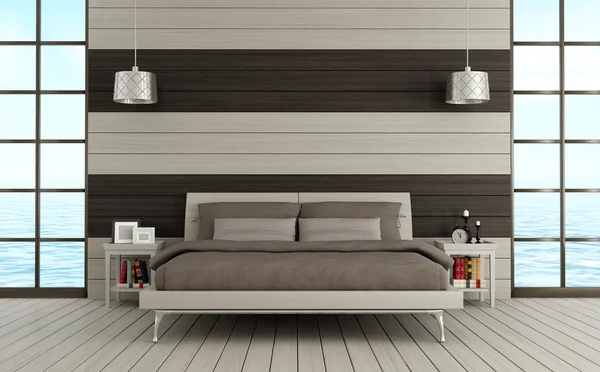 Contemporary bedroom — Stock Photo, Image