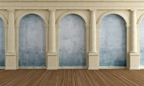 Интерьер старого роскошного дома
