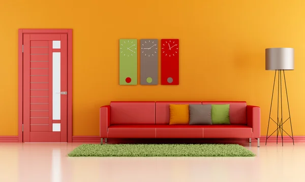 Sala de estar colorido — Foto de Stock