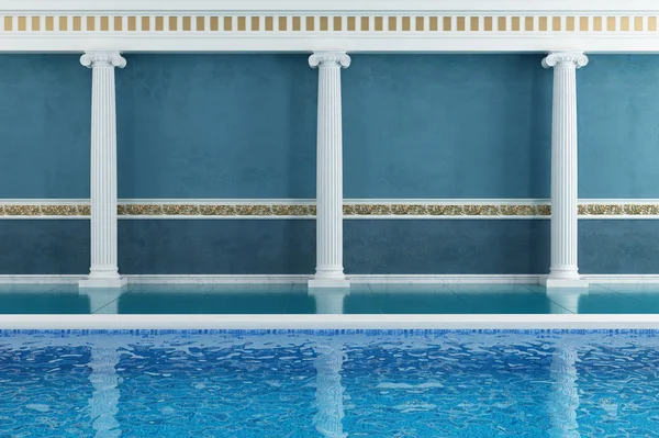 Blaues Luxus-Resort — Stockfoto