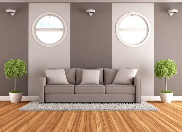 Contemporary living room — Stock Photo, Image