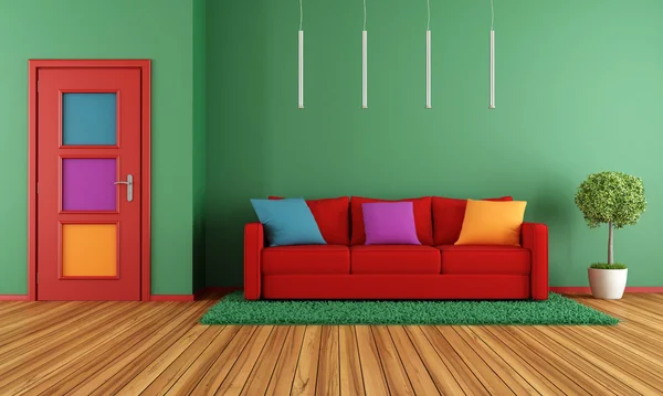 Colorful modern interior — Stock Photo, Image