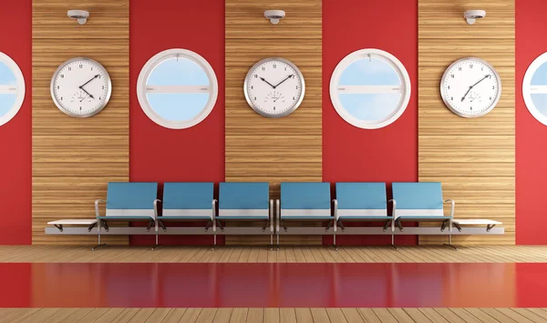 Contemporary waiting room — Stock Photo, Image