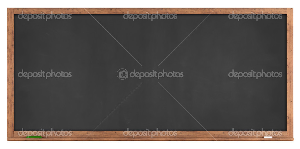 Blank retro blackboard