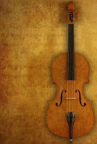 Grunge violin — Stockfoto