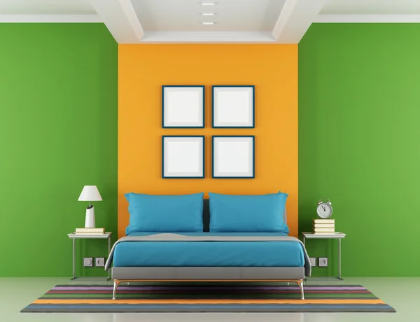 Quarto colorido — Fotografia de Stock