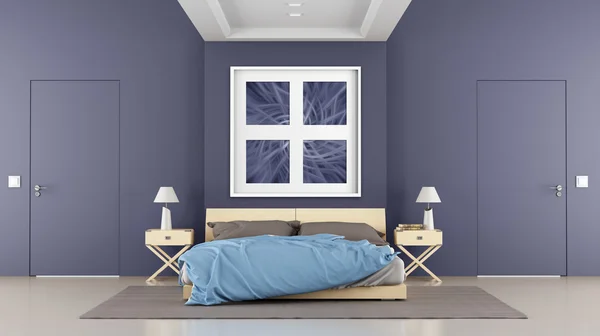 Contemporary bedroom — Stock Photo, Image