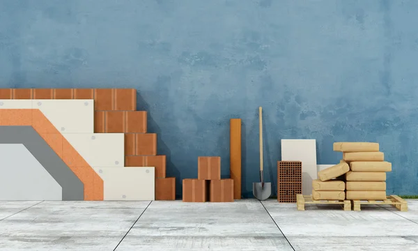 Thermal insulation of an old wall — Stock Image Thermal insulation of an old wall Royalty Free Stock Photos