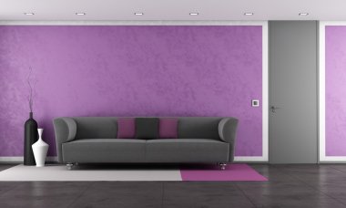 Mor salon, modern kanepe