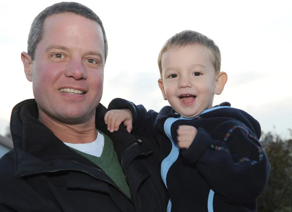 Ritratto padre e figlio — Foto Stock