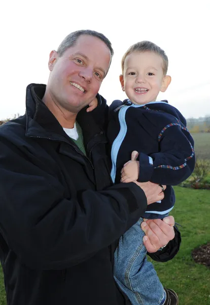 Father and son portrait — Stock Photo, Image