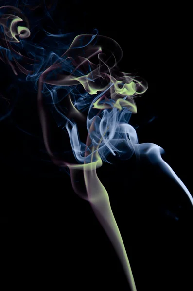 Røyk og lys – stockfoto