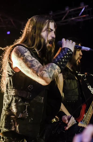 Iced Earth band - live show — Stock Photo, Image