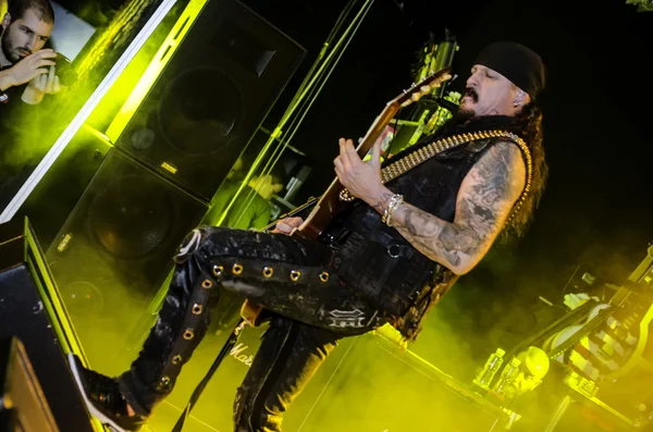 Banda Iced Earth - spettacolo dal vivo — Foto Stock