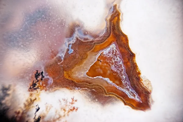 Micro agate geode — Stock Photo, Image