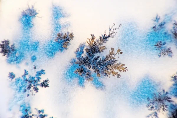 Cristalli di dendrite macro — Foto Stock