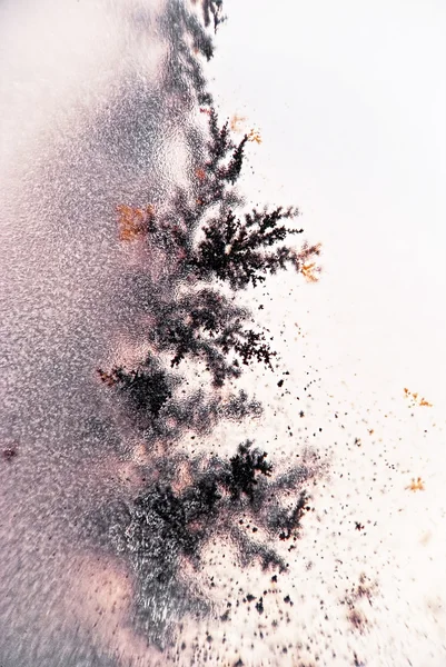 Cristalli di dendrite astratti — Foto Stock