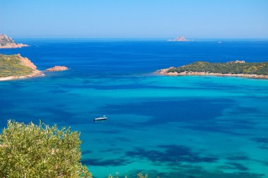 Sardinya deniz manzarası