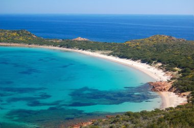 Sardinya deniz manzarası