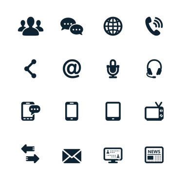 İletişim ve Sohbet Simgeleri