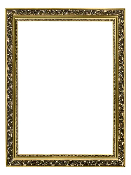 Guld-mönstrad ram för en bild — Stockfoto