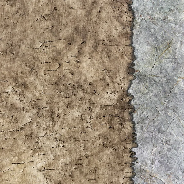 Konsistens av gammalt pergament och sten — Stockfoto
