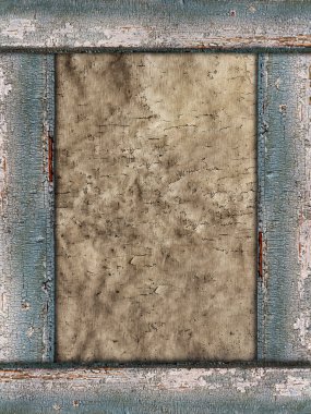 kırık parşömen eski kurulları çerçeveli