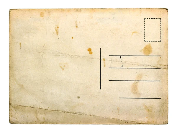 老空明信片 — 图库照片