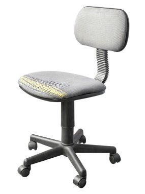 eski püskü ofis koltuğu