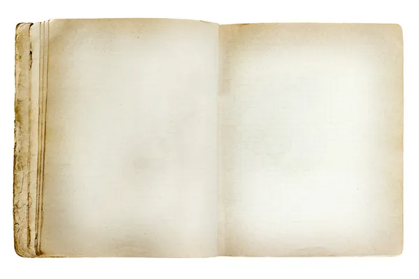Oude geopenbaarde notebook — Stockfoto
