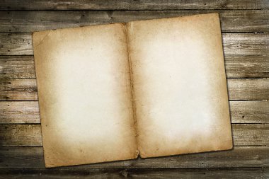 eski vintage kağıt üzerinde eski ahşap arka plan