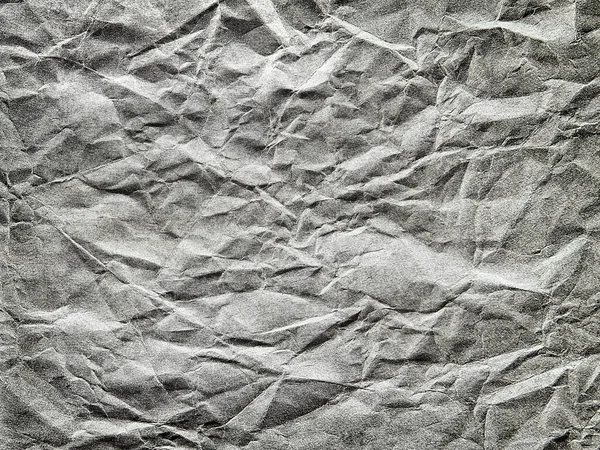 Black Crumpled Paper Background — Stock Photo, Image