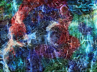 Çok renkli dekoratif soyut arkaplan