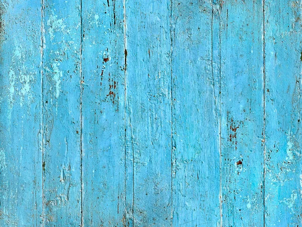 Viejas Tablas Madera Pintadas Color Azul Como Fondo —  Fotos de Stock