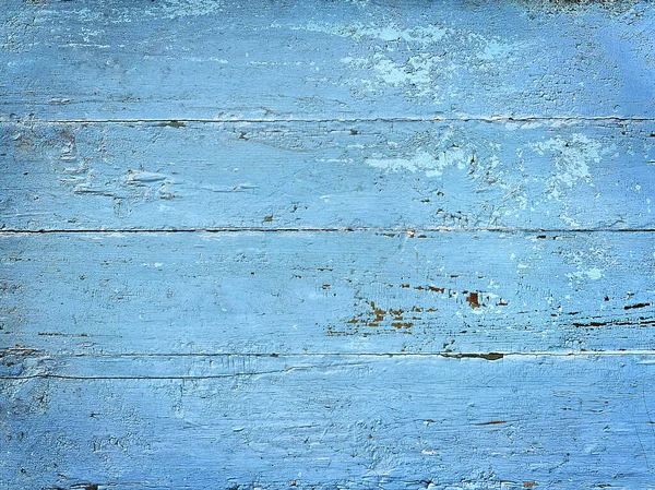 Старые Деревянные Доски Окрашены Синий Цвет Качестве Фона — стоковое фото