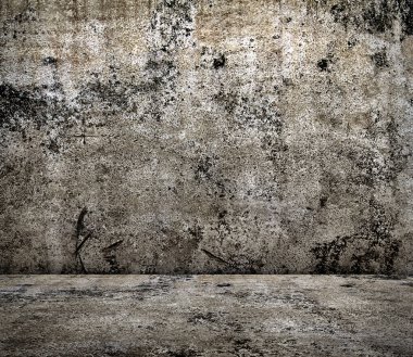 grunge tarzı, kentsel arka plan beton Oda