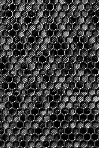 Black Iron Grill Substrate Grid Background — Stock Photo, Image