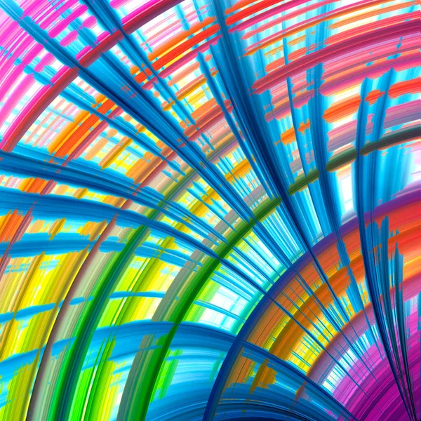 Abstracto Brillante Multicolor Rayas Fondo — Foto de Stock