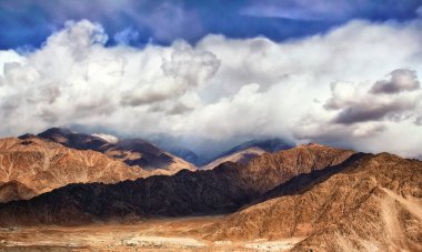 Himalayalar 'da bir dağ sırasının mahmuzları