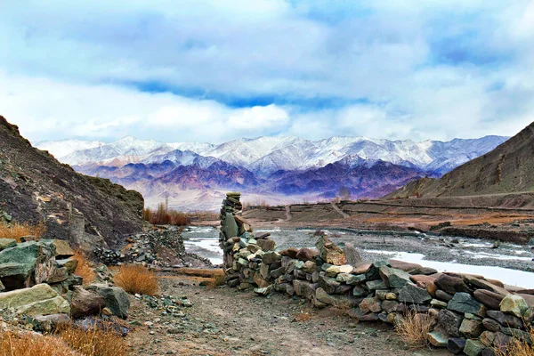 Blick Auf Das Tal Himalaya — Stockfoto