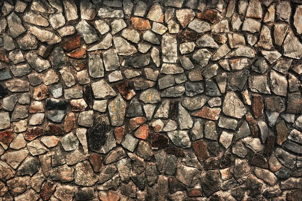 Oude Metselwerk Van Ruwe Stenen Als Achtergrond — Stockfoto