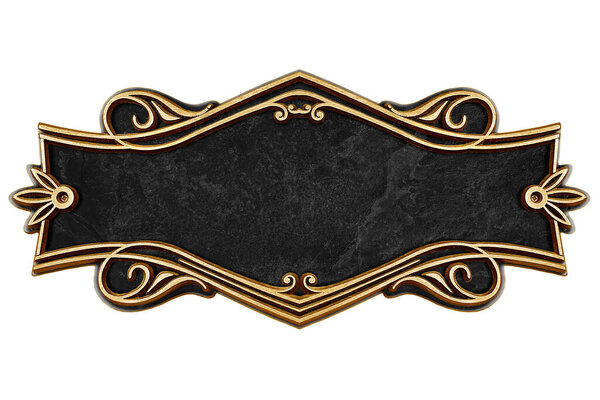 Винтажные литые каменные плиты изолированы на белом фоне