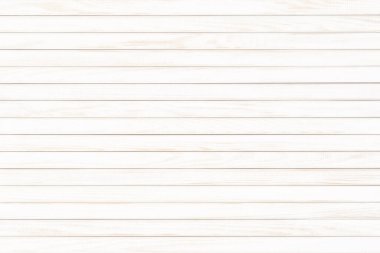 Tasarım için şablon olarak beyaz tahtalar arka plan, ahşap doku 