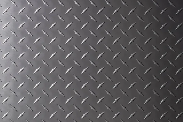 Textura Metal Oscuro Con Patrón Rombo Hoja Hierro Como Fondo — Foto de Stock