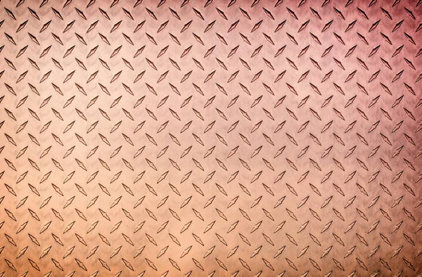 Texture Rame Con Motivo Diamante Sfondo Metallo — Foto Stock