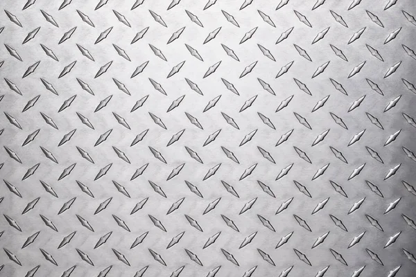 Texture Stainless Steel Diamond Pattern Light Metal Floor Wall Background — Stock Photo, Image