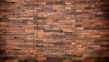 rustik ahşap desenli duvar panelleri, arka plan olarak tahta mozaiği